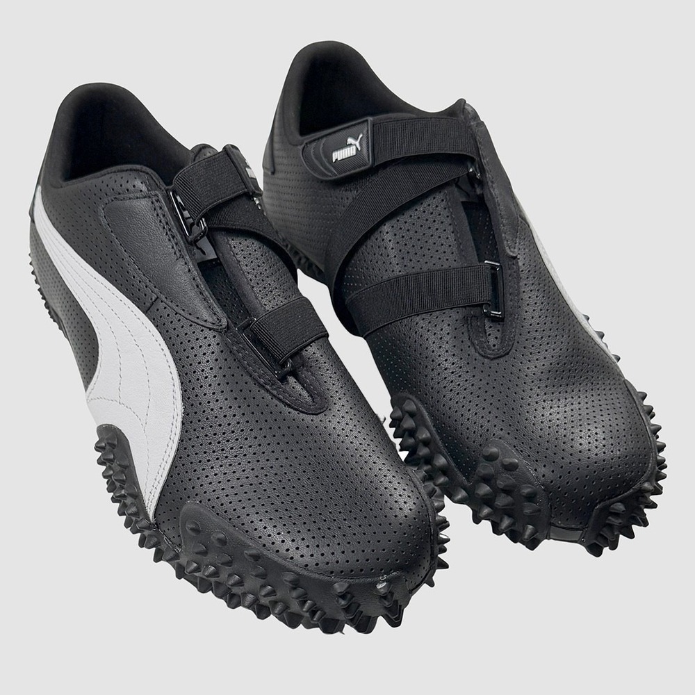Puma Mostro Perforated Leather Shoes / Sneakers - NEW Mens 13 Blk - #49756-OFCL - Picture 2 of 5